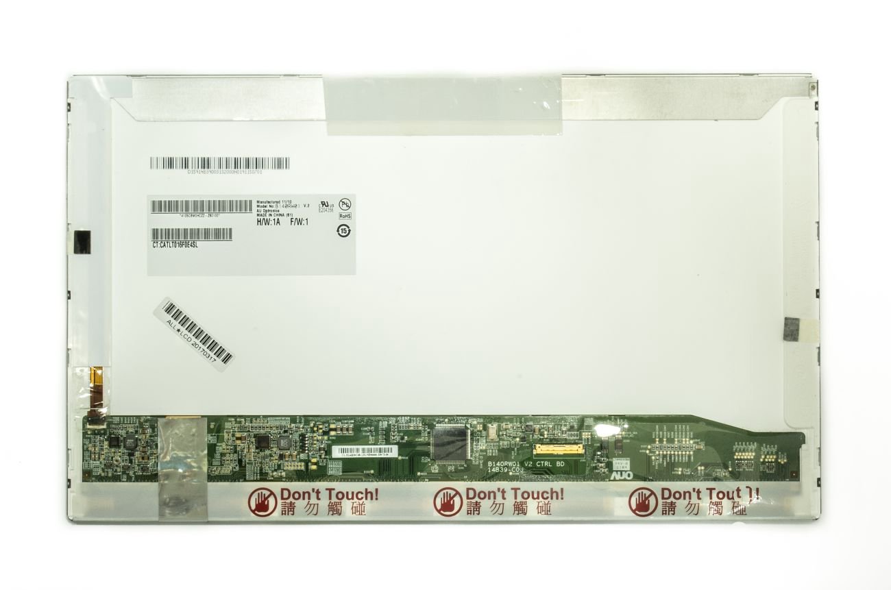 Matrica 14.0" 1600x900 HD+, LED, blizgus, 30pin (dešinėje) EDP, A+