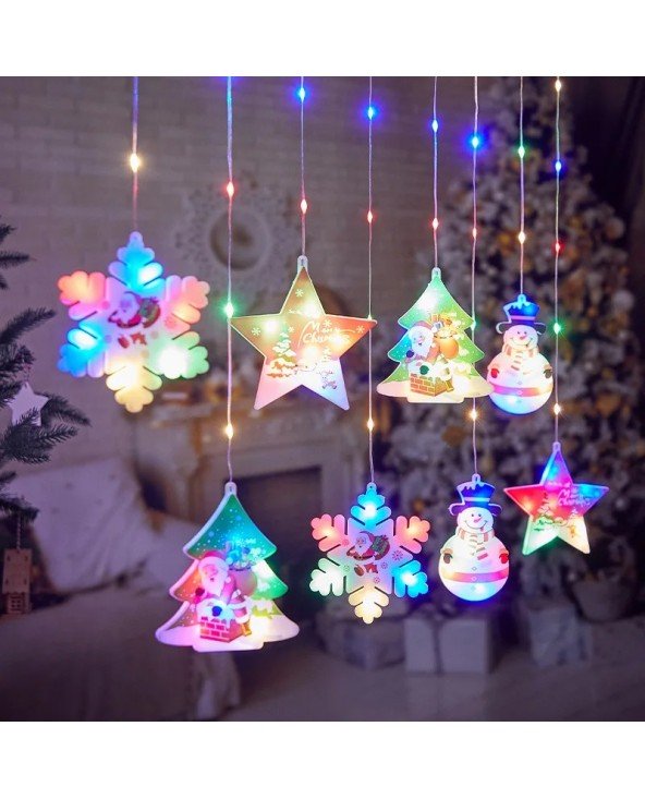 Pasakų Lights Lauko krioklys Girlianda Gatvė LED 3M Užuolaidų Šviesos Šalis Kalėdų dekoracijos namams