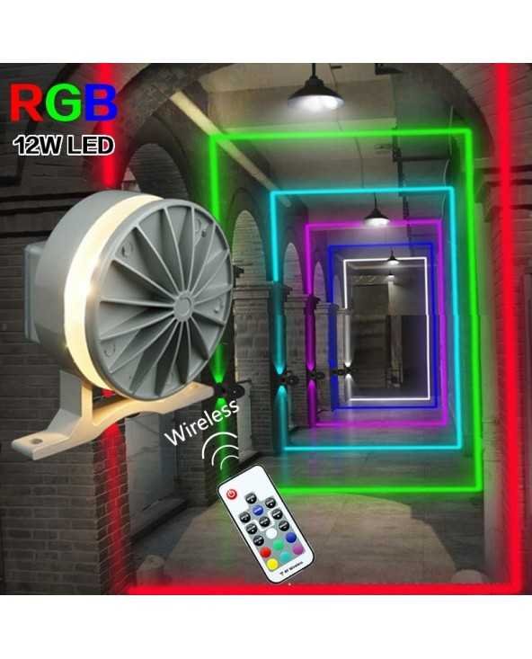 RGB LED palangės apšvietimas sieninis šviestuvas langui Rėmas KTV Villa Durys Viešbutis Baras Koridorius Belaidis Bluetooth 360