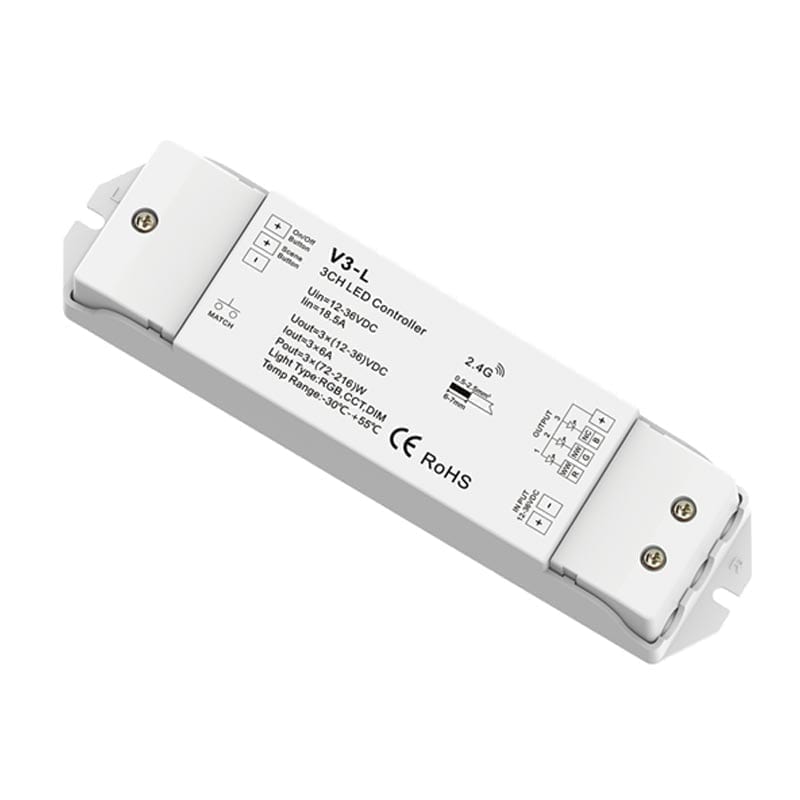 RGB LED juostų valdiklis V3-L