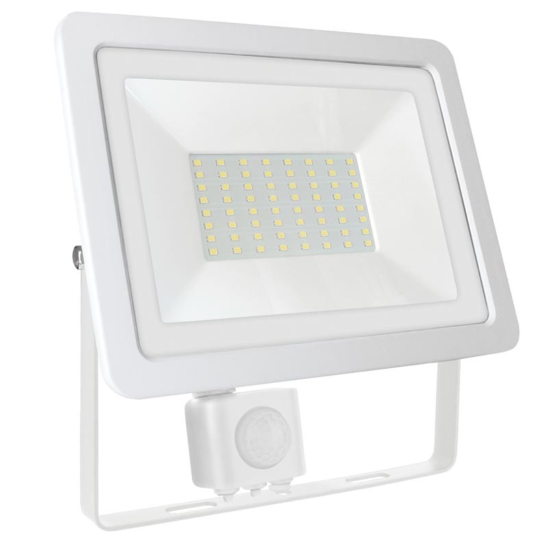 50W LED prožektorius NOCTIS2 SENS baltas