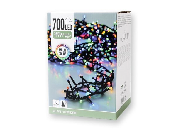 Elektrinė girlianda 700 LED 14 m įvairiaspalvė
