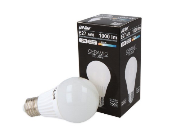Lempa LED E27 10W  A60 2700K 1000lm LEDline