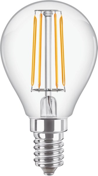 Lempa LEDcorePro 4,3W/827 E14 CL Philips