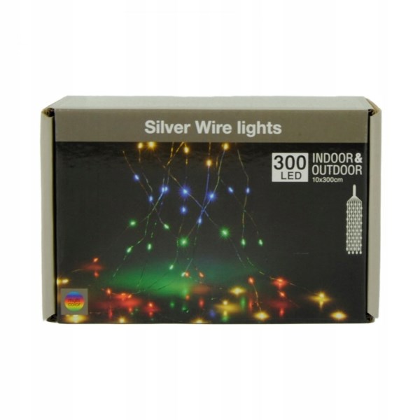 Elektrinė girlianda 300 LED 10 x 300 cm, Multi Color