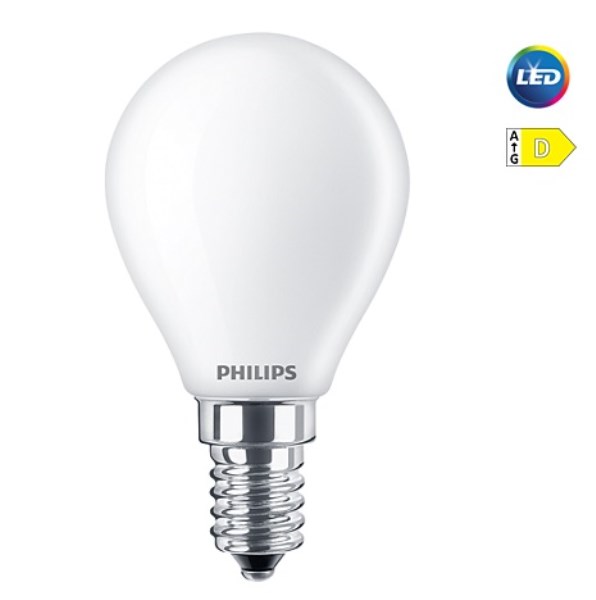 Lempa LEDMAS VLE P45 3,4W 2700K E14 FR Philips