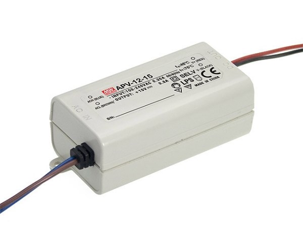 Maitinimo šaltinis LED 12V/1A APV-12-12 Mean Well