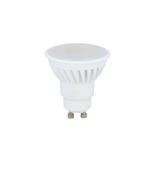 Lemputė LED line PRIME, LED GU10, 230V 7W 1000lm, 142lm/W, 120°, šiltai balta, keramikinė