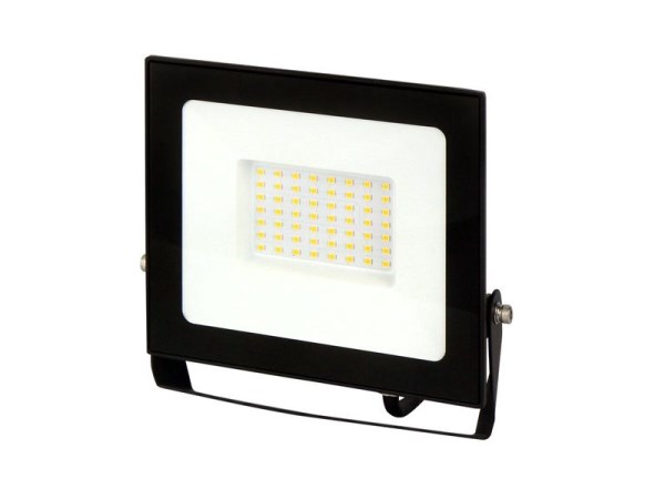 Lauko šviestuvas LED 50W neutraliai balta 230Vac, 5000lm, IP65, juodas, LUMINO, LED LINE