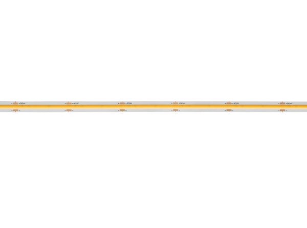LED juosta 12V 12W/1m, COB 480 LED/m, 1200Lm, šiltai balta 3000K