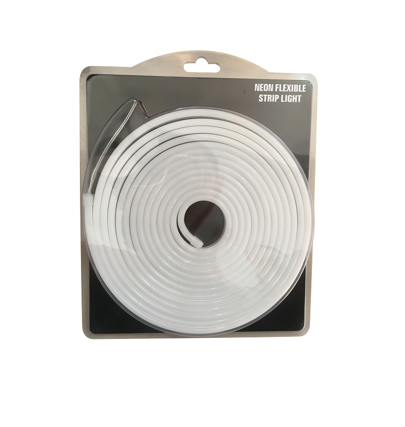 LED juosta NEON FLEX 24Vdc, 7.2W/m, 120LED/m, neutraliai balta, 6x12mm, 5m ritė, IP67