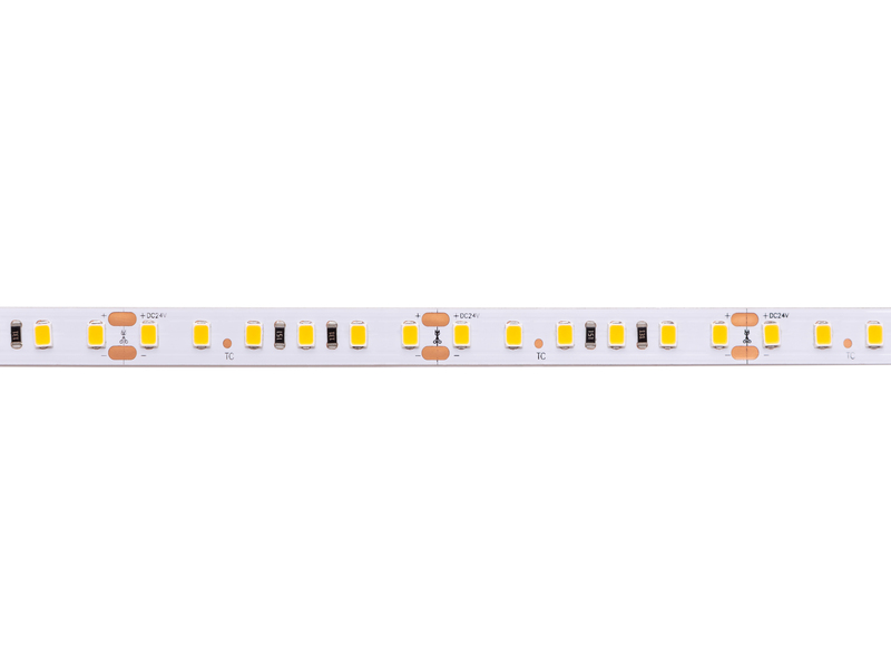 LED juosta 24V 22W/m nehermetiška IP20 šiltai balta 3000K CRI>90 100lm/W PREMIUM AKTO
