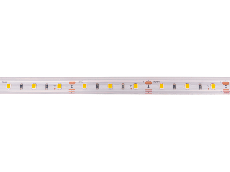 LED juosta 12V 14.4W/m hermetiška IP67 T formos šaltai balta 6500K 115lm/W PLUS AKTO