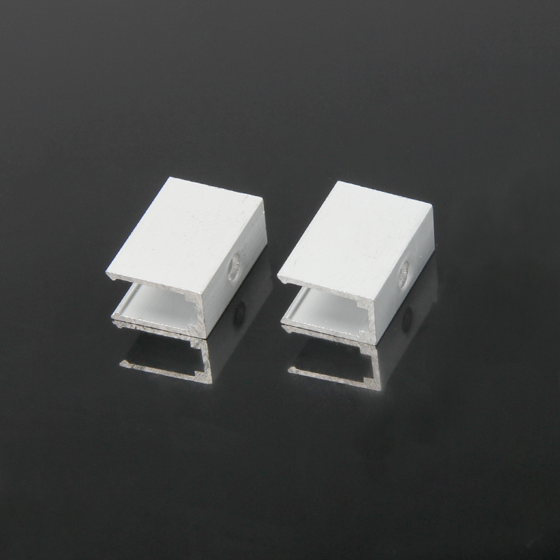 LED juostos NEON FLEX 6x12mm tvirtinimo elementas, 1vnt., aliuminis