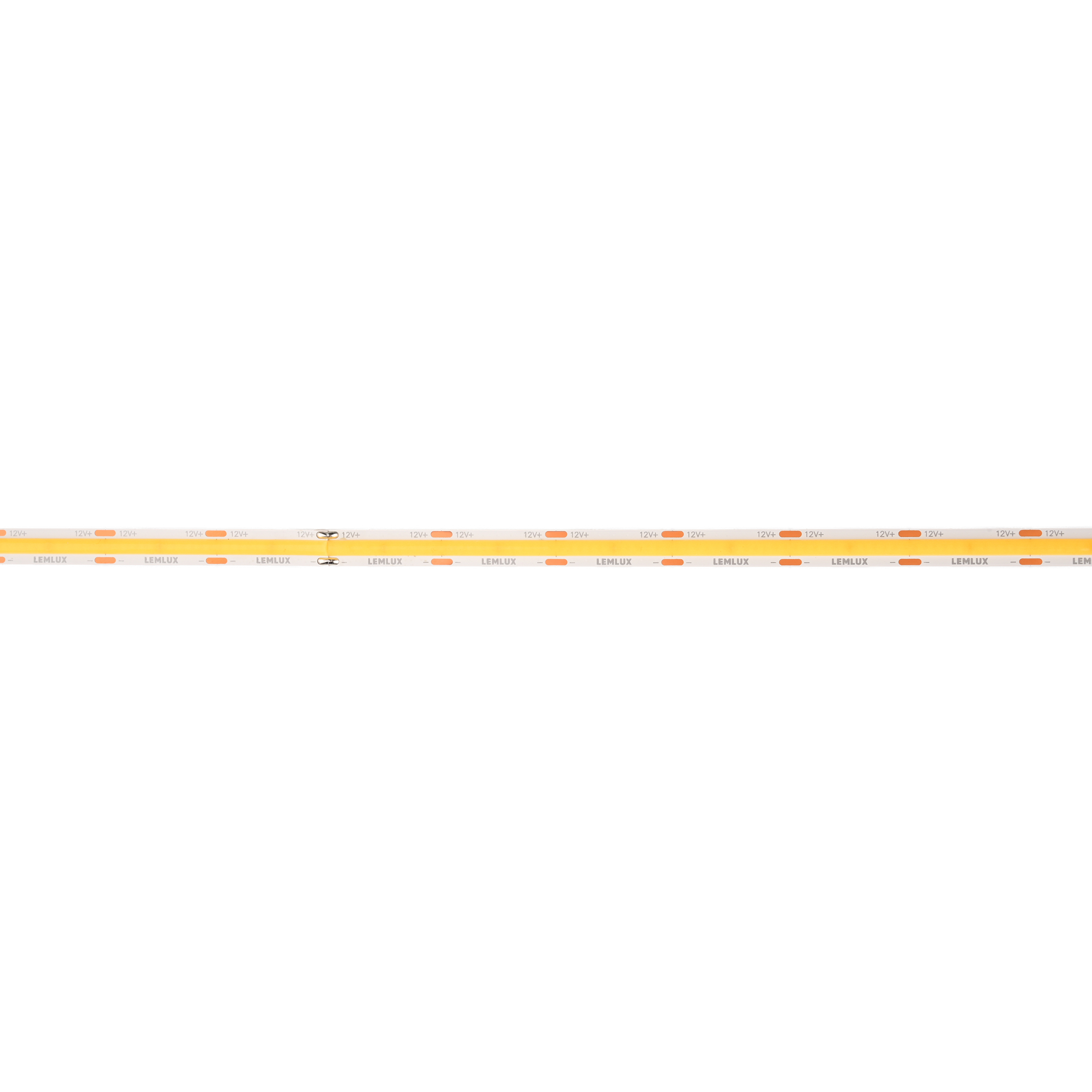 LED juosta, 12Vdc, 11W/m, COB 480LED/m, 1200lm, šiltai balta 3000K, 30m ritė, IP20, 180°