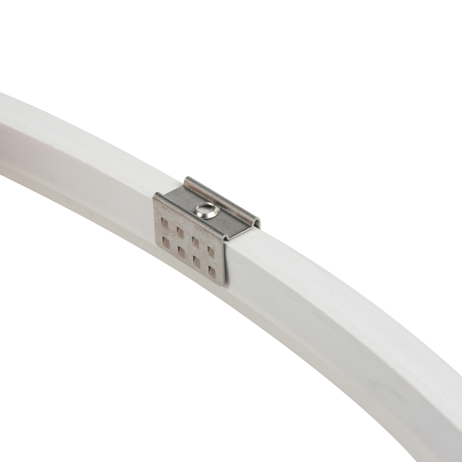 LED juostos NEON FLEX 8x16mm laikiklis, tvirtinimo elementas, metalinis