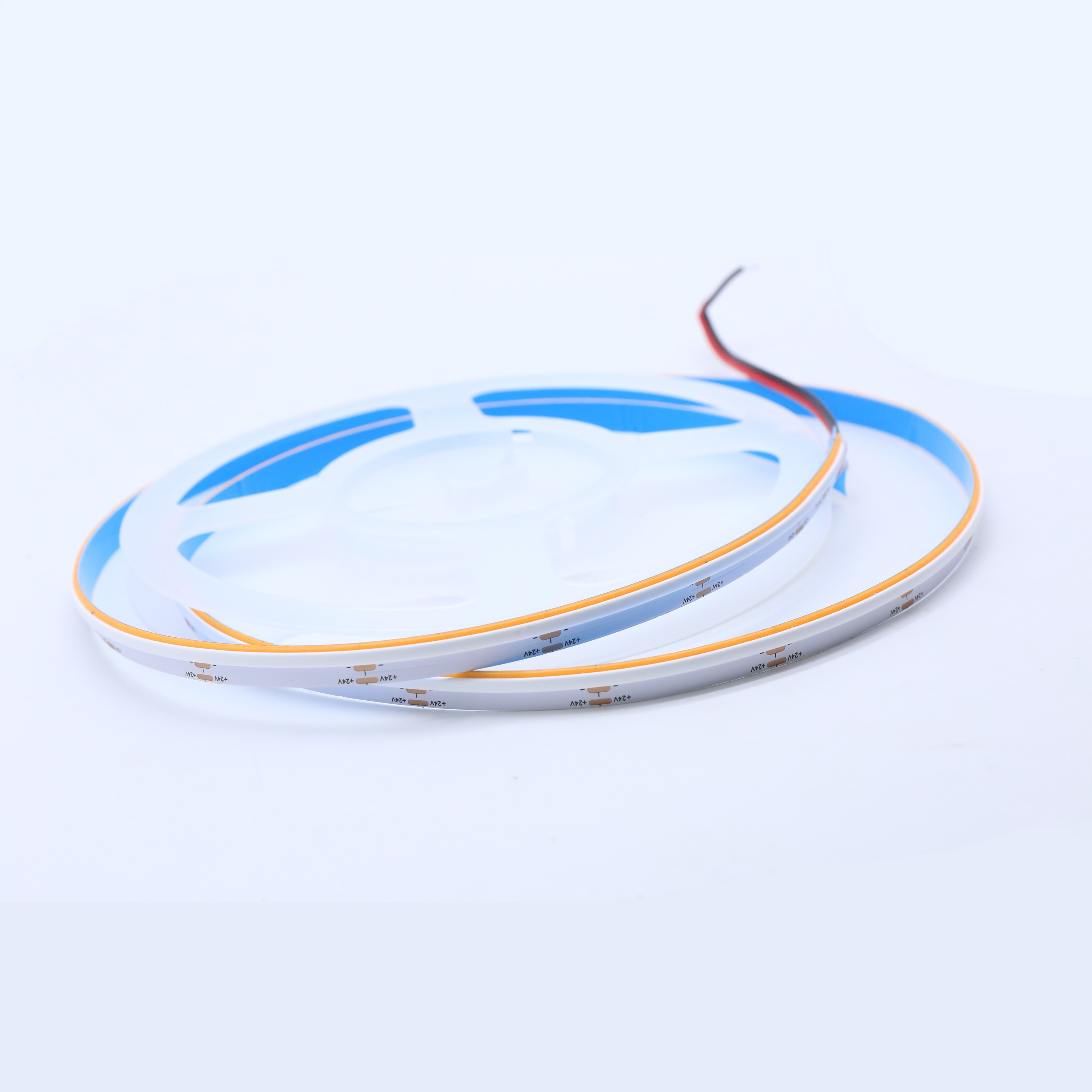 LED juosta 12Vdc, 10W/m, COB 480LED/m, 790lm, šaltai balta 6500K, IP20, šoninė, LEMLUX