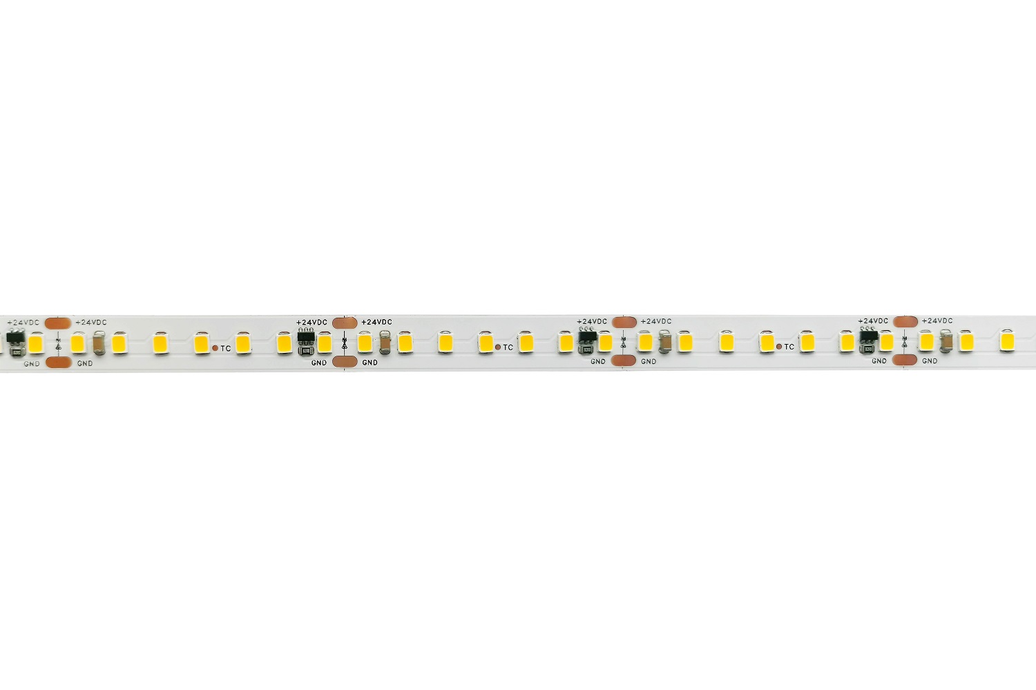 LED juosta, 24V 22W/m, IP20, šiltai balta 3000K, 3207lm/m, Samsung SMD, PREMIUM AKTO