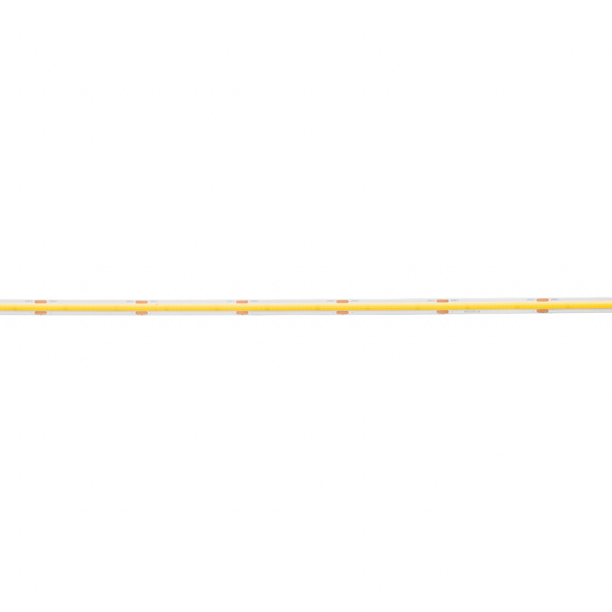 LED juosta, 24Vdc, 11W/m, COB 480LED/m, 1300lm, neutraliai balta 4000K, 30m ritė, IP20, 180°