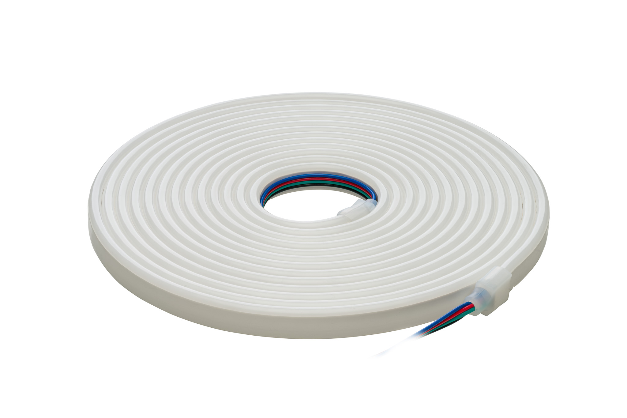 LED juosta NEON FLEX 12Vdc, 9.6W/m, RGB, 6x12mm, 5m ritė, IP67