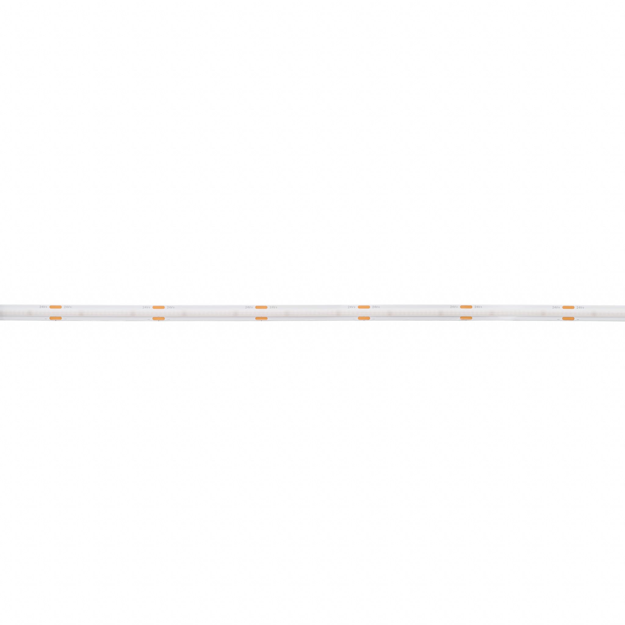 LED juosta, 24Vdc, 11W/m, COB 480LED/m, mėlyna, IP65 hermetiška, 180°