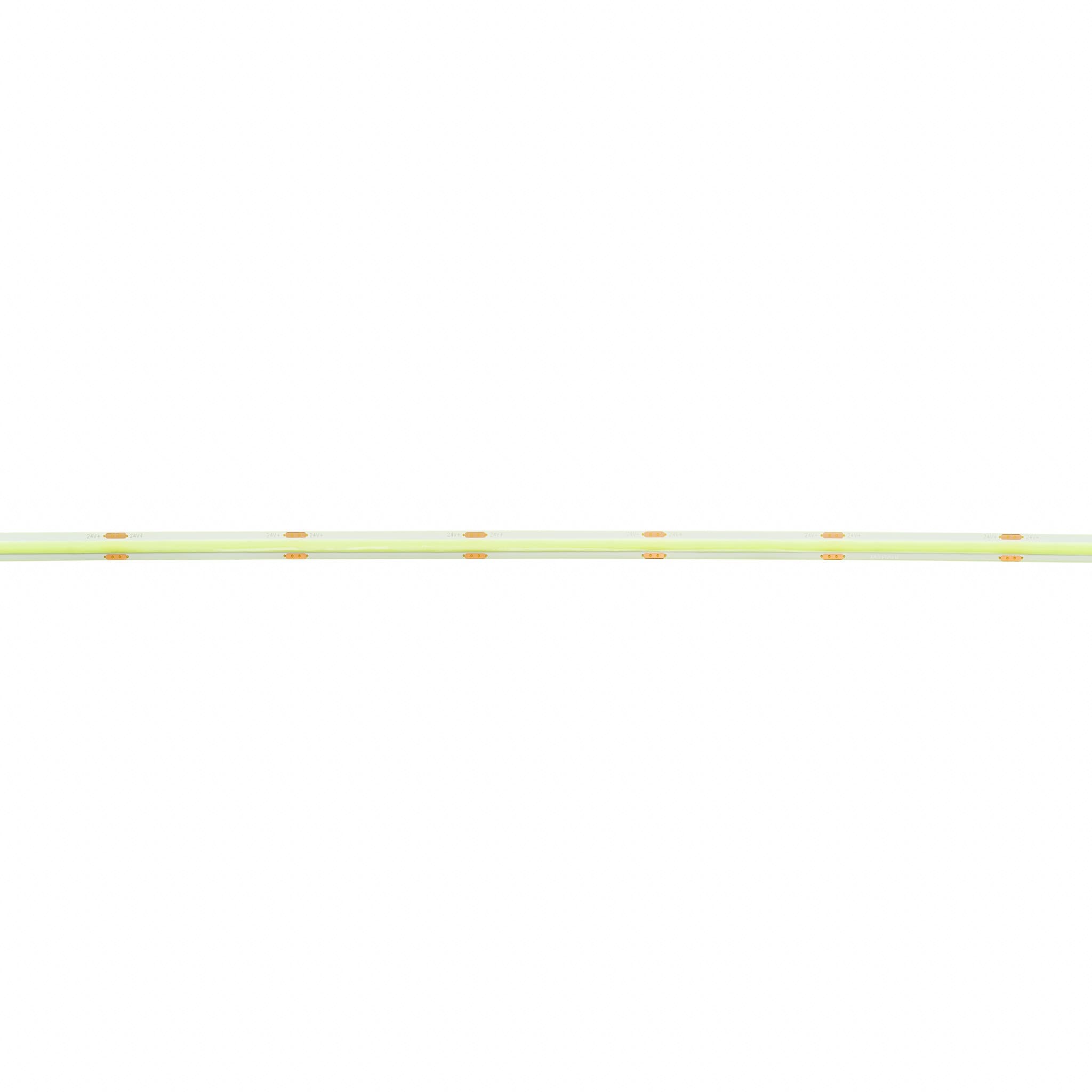 LED juosta, 24Vdc, 11W/m, COB 480LED/m, žalia, IP65 hermetiška, 180°