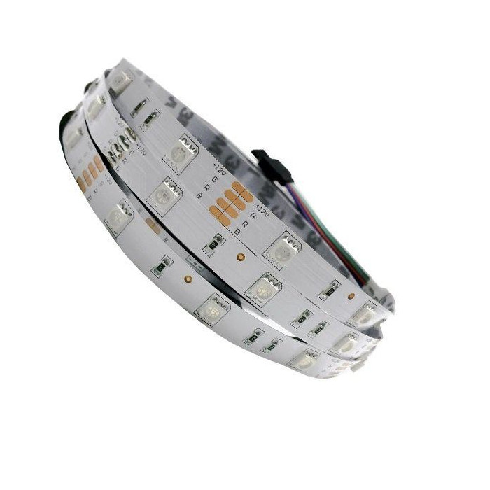 Lanksti RGB LED juosta 12V 7,2W/m su 30 LED/1m 5050 SMD LED