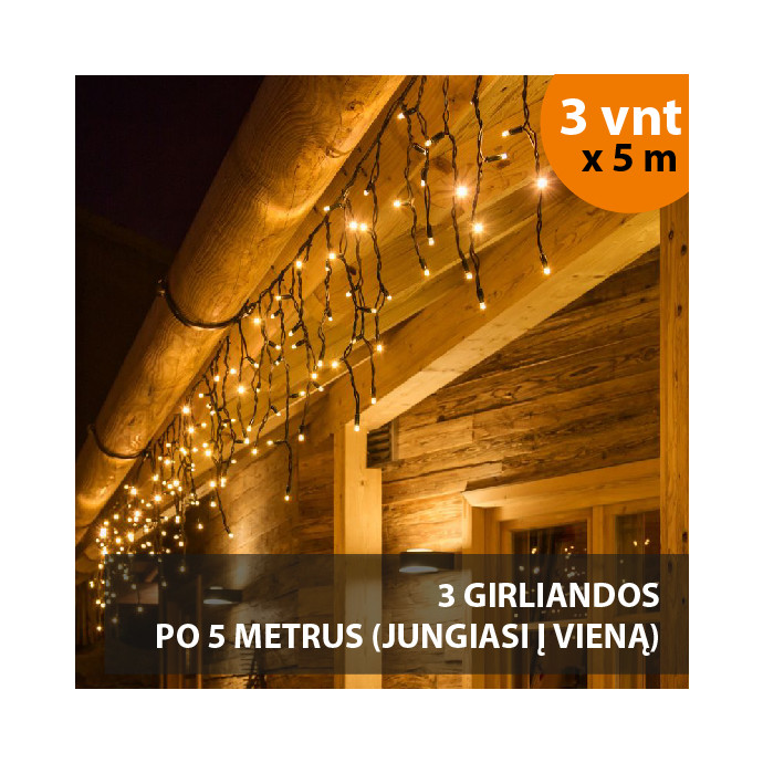 Led lemputės girlianda PROLED IP67 15m