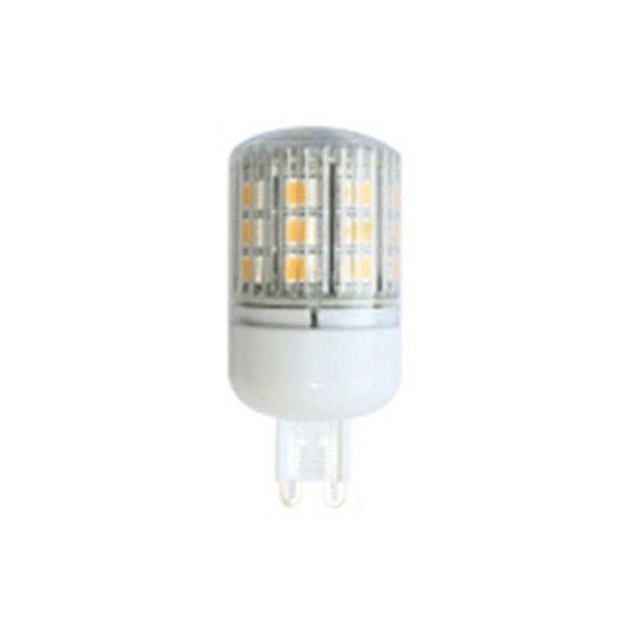 LED Lemputė G9 4W 220V su 27 SMD5050 su apsauginiu stikliuku