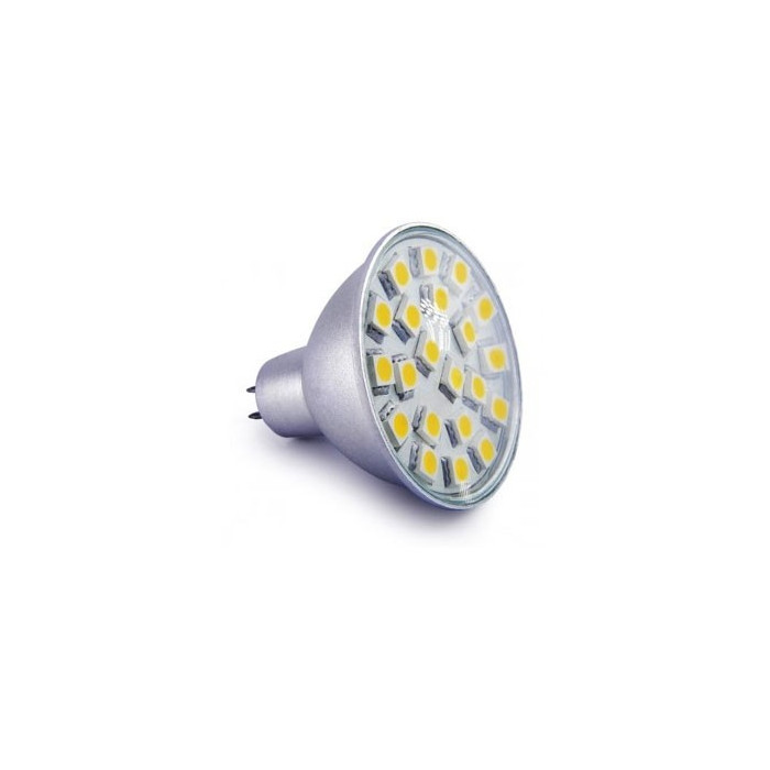 LED lemputė MR16 4W 12V DC su 27 SMD5050