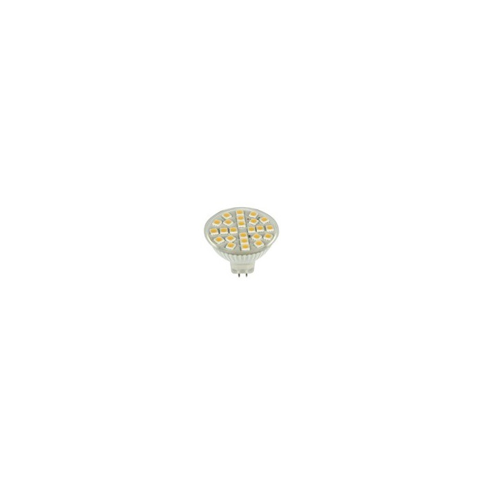 LED Lemputė MR16 3.8W 12V su 24 5050 3chip SMD