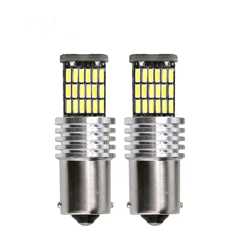 LED lemputės CANBUS, 15SMD 2835, 7.5W 1157 (P21/5W), BAY15D, 12V/24V, 2vnt, AMIO