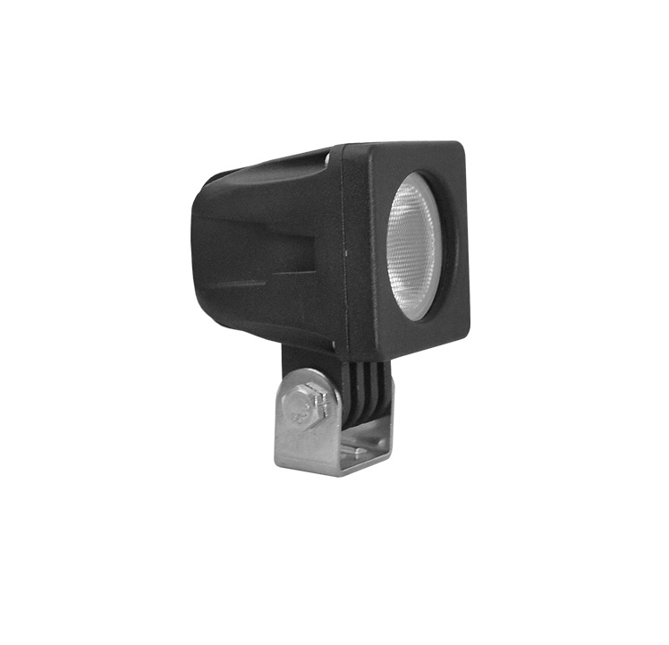 10W LED žibintas automobiliams su lęšiu, 6500K, 10-30Vdc, IP67
