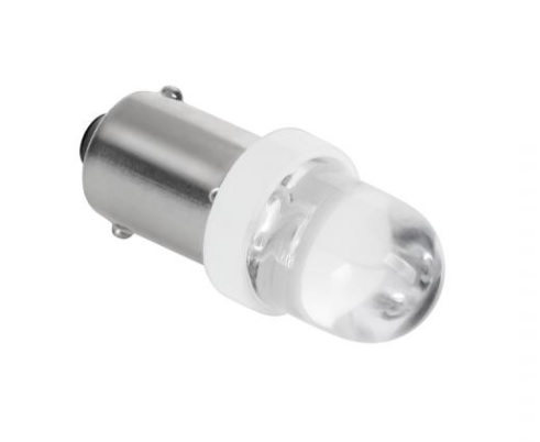LED lemputė 12V BA9s su LED balta