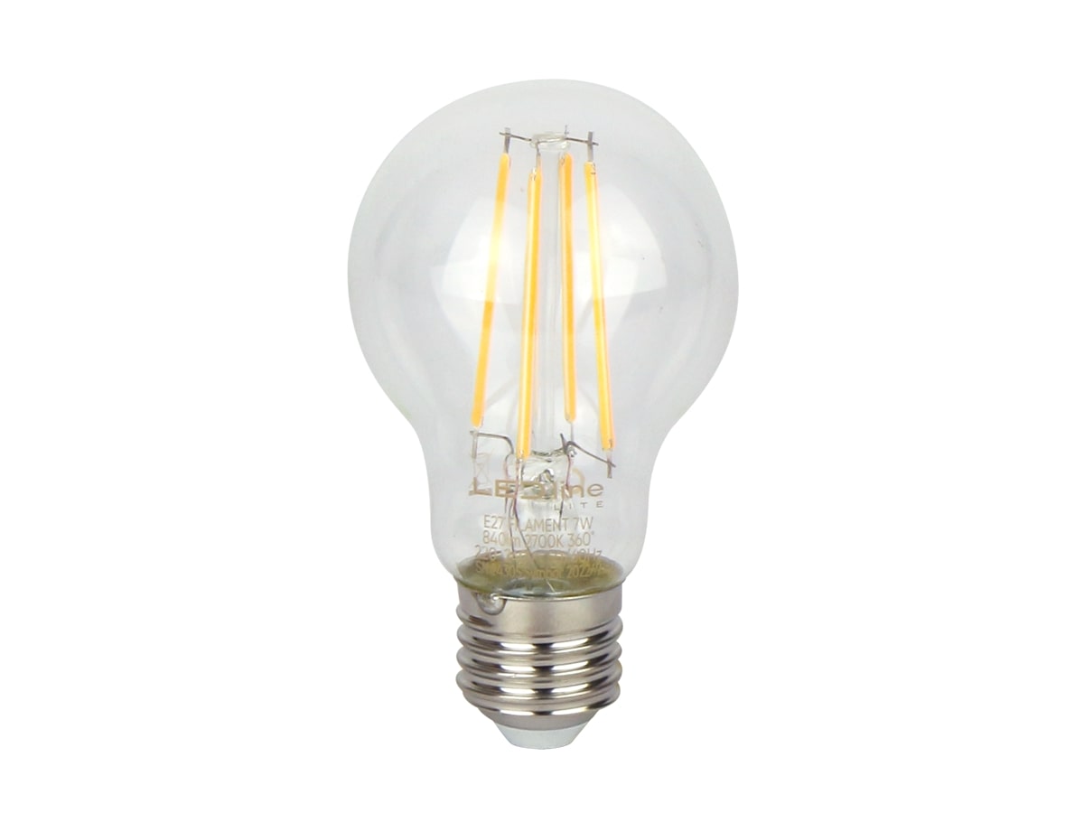 LED lemputė E27 A60 230V 7W 840lm, šiltai balta 2700K, LED line LITE