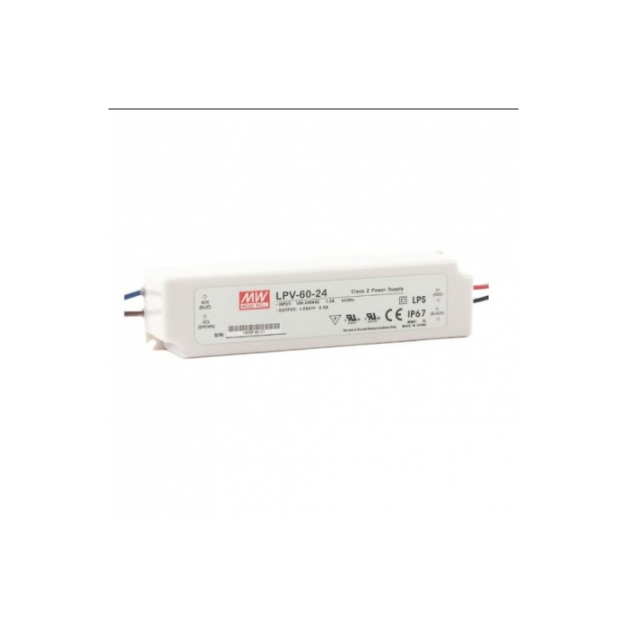 Impulsinis maitinimo šaltinis LED 24V 60W MEANWELL LPV-60-24