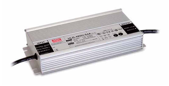 Impulsinis maitinimo šaltinis LED 24V 20A, valdomas, PFC, IP67,MEAN WELL