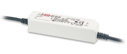 Impulsinis maitinimo šaltinis LED 24V 1.05A, valdomas, PFC, IP67, MEAN WELL