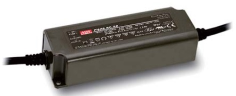 Impulsinis maitinimo šaltinis LED 12V 5A, valdomas, PFC, IP67, MEAN WELL