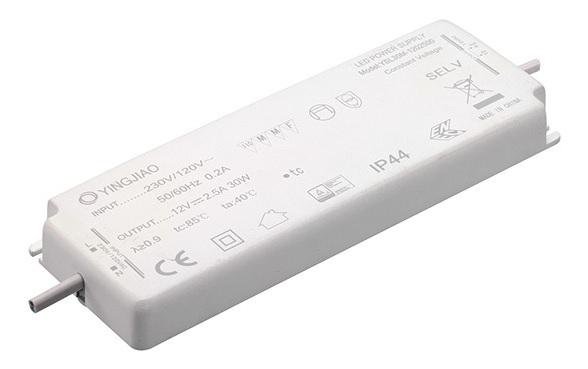 30W impulsinis LED maitinimo šaltinis 24V 1.25A, 18x51x158mm, IP44