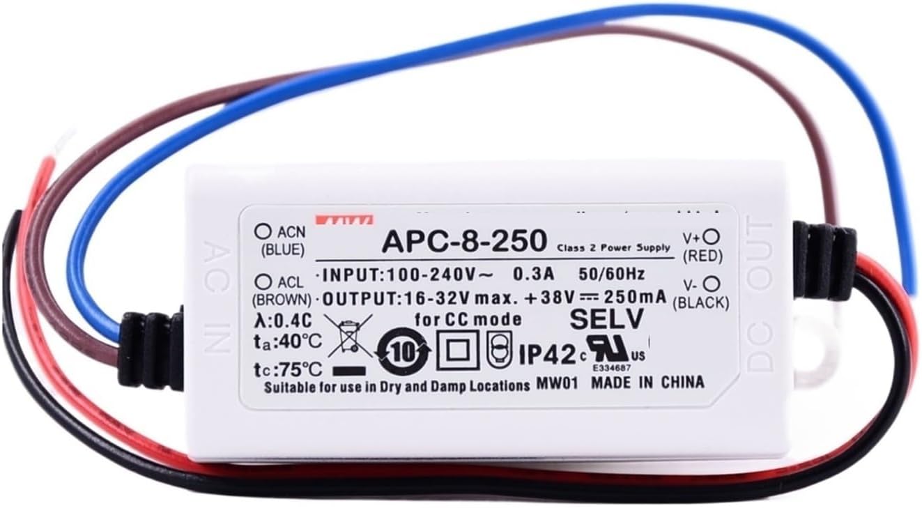 Impulsinis srovės šaltinis LED 250mA 16-32V MEAN WELL