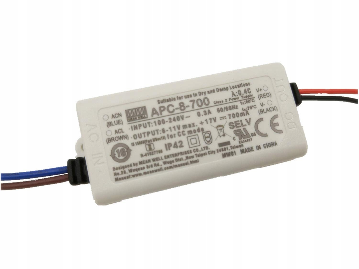 Impulsinis srovės šaltinis LED 700mA 5-11V MEAN WELL
