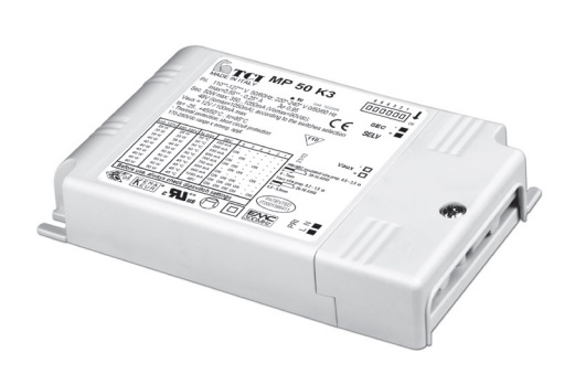 1-50W srovės šaltinis LED 350-1050mA 2-74V, DIP-SWITCH, TCI