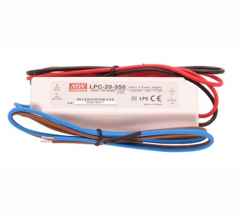 Impulsinis srovės šaltinis LED 350mA 9-48V IP67 MEAN WELL