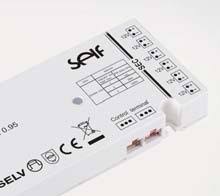 Impulsinis maitinimo šaltinis LED 12V 1.25A, valdomas davikliais, IP20, 16x49x167mm, SELF