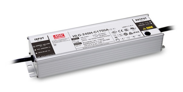 Impulsinis srovės šaltinis LED 1400mA 89-179V, valdomas, PFC, IP67, MEAN WELL