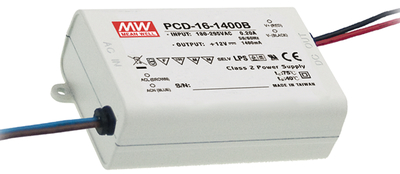 Impulsinis srovės šaltinis LED 700mA 16-24V TRIAC valdomas, PFC MEAN WELL
