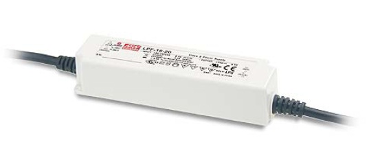 Impulsinis maitinimo šaltinis LED 24V 0.67A, valdomas, PFC, IP30,MEAN WELL