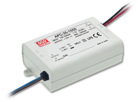 Impulsinis srovės šaltinis LED 350mA 28-100V MEAN WELL