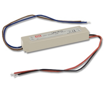 Impulsinis maitinimo šaltinis LED 12V 1.5A, IP67, MEAN WELL